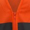 Radians Hi-Vis Econ TpR/Cl2 Mesh Safety Vst/Zip-Org-4X SV2ZOM4X - alternate 4